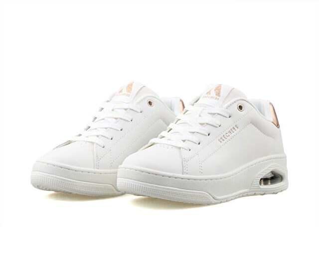 SKECHERS UNO COURT Kadın Günlük Ayakkabı 177700-WHT Beyaz