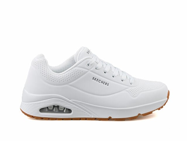 SKECHERS UNO STAND ON AIR Erkek Günlük Ayakkabı 52458-WHT Beyaz