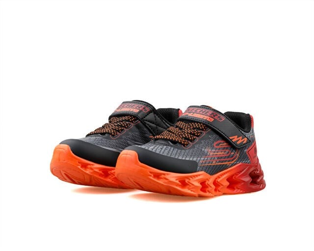 SKECHERS VORTEX 2.0 Çocuk Günlük Işıklı Ayakkabı 400604L-BKRD Kırmızı