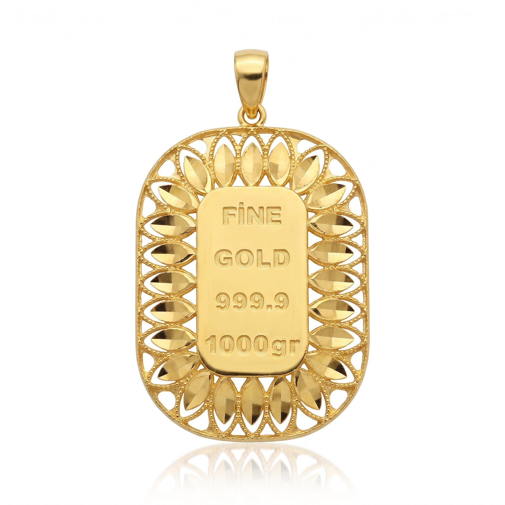 14K Altın Tasarım Kolye Ucu | 2,91 Gr