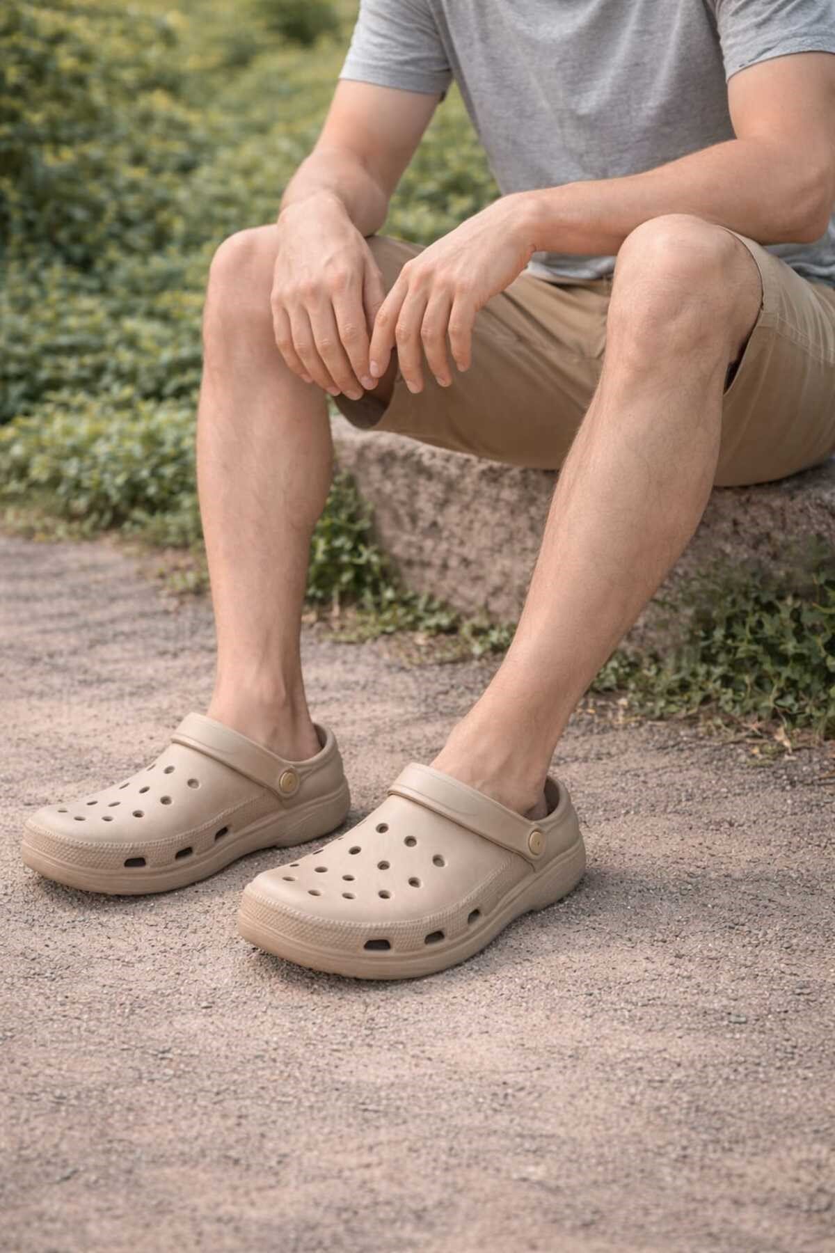 ERKEK GÜNLÜK RAHAT DENİZ PLAJ BAHÇE HAVUZ TERLİK
