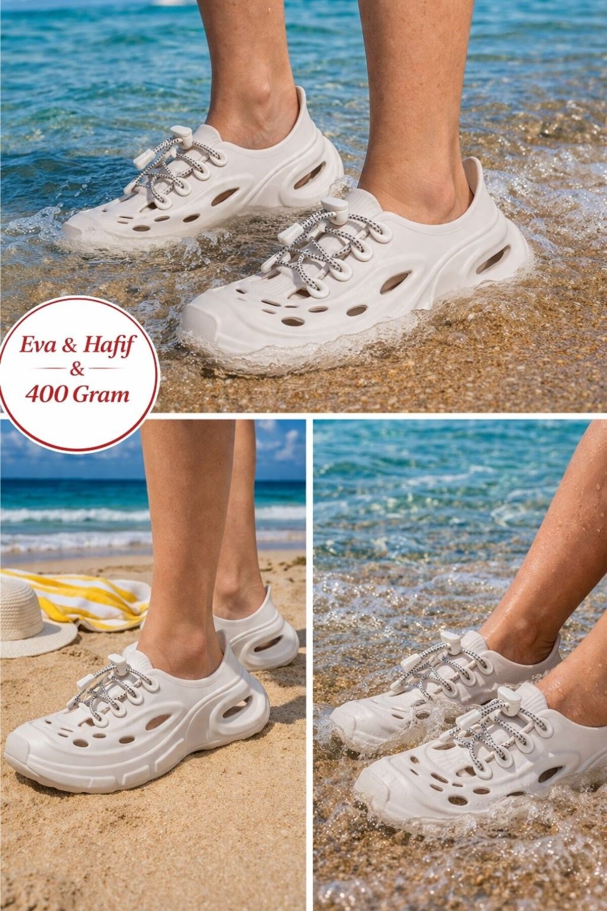 Eva Hafif Günlük Deniz & Spor Ayakkabısı (Unisex)