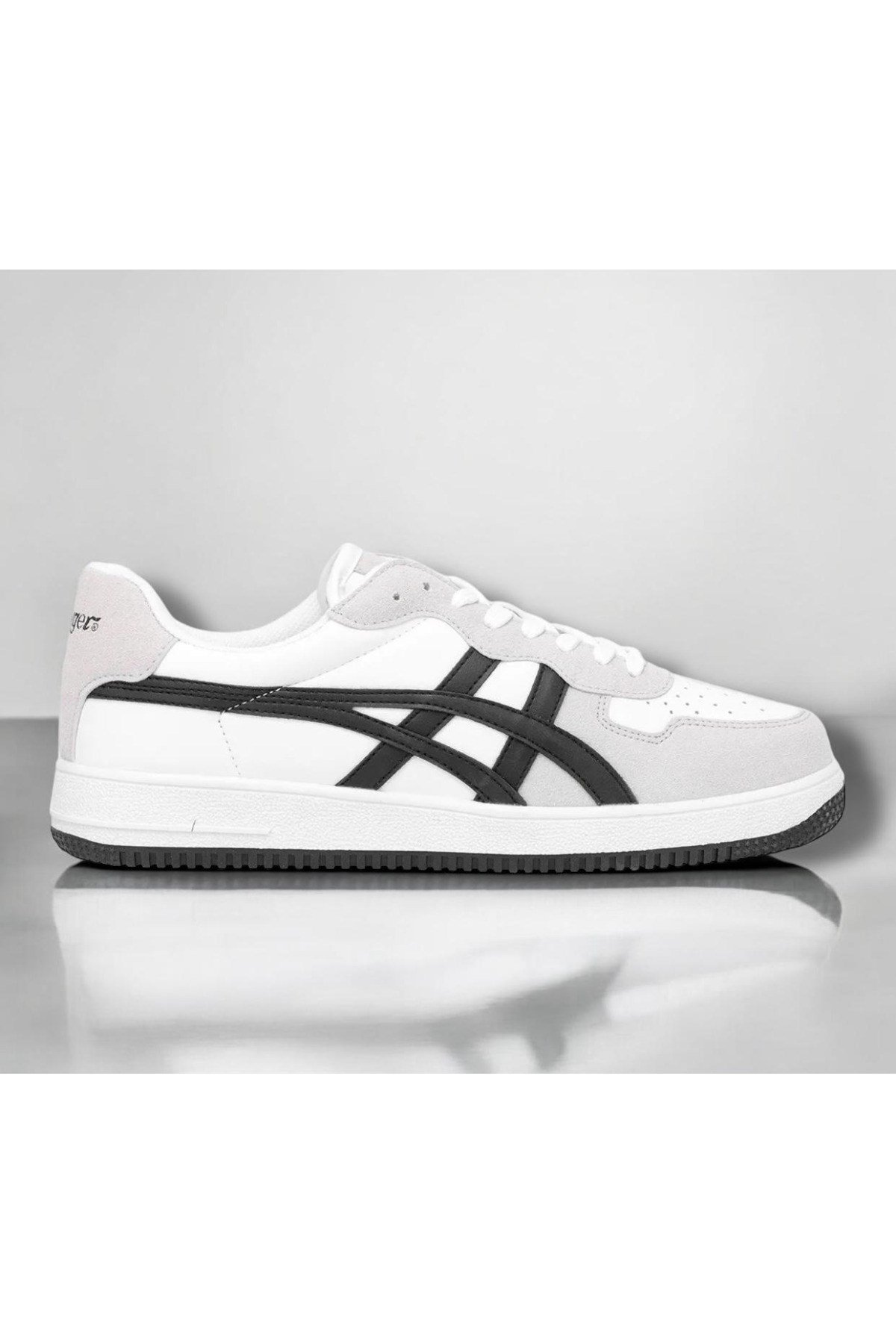 Günlük Rahat Unisex Klasik Siyah-Beyaz-Gri Sneaker Ayakkabı