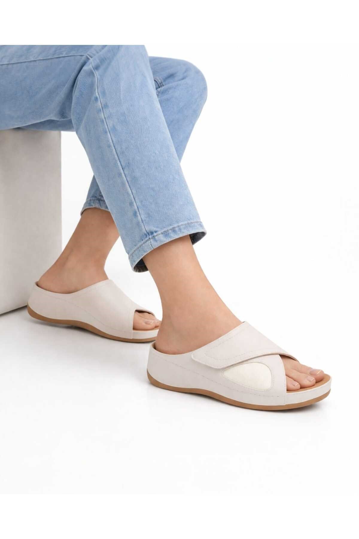 Kadın günlük, rahat, jelly cool teknolojili Halluks valgus terlik