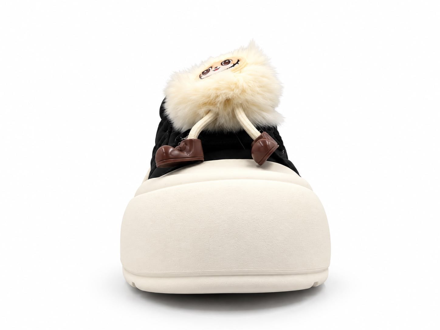 Look Life Kalın Tabanlı Pelüş Figürlü Sneaker Ayakkabı