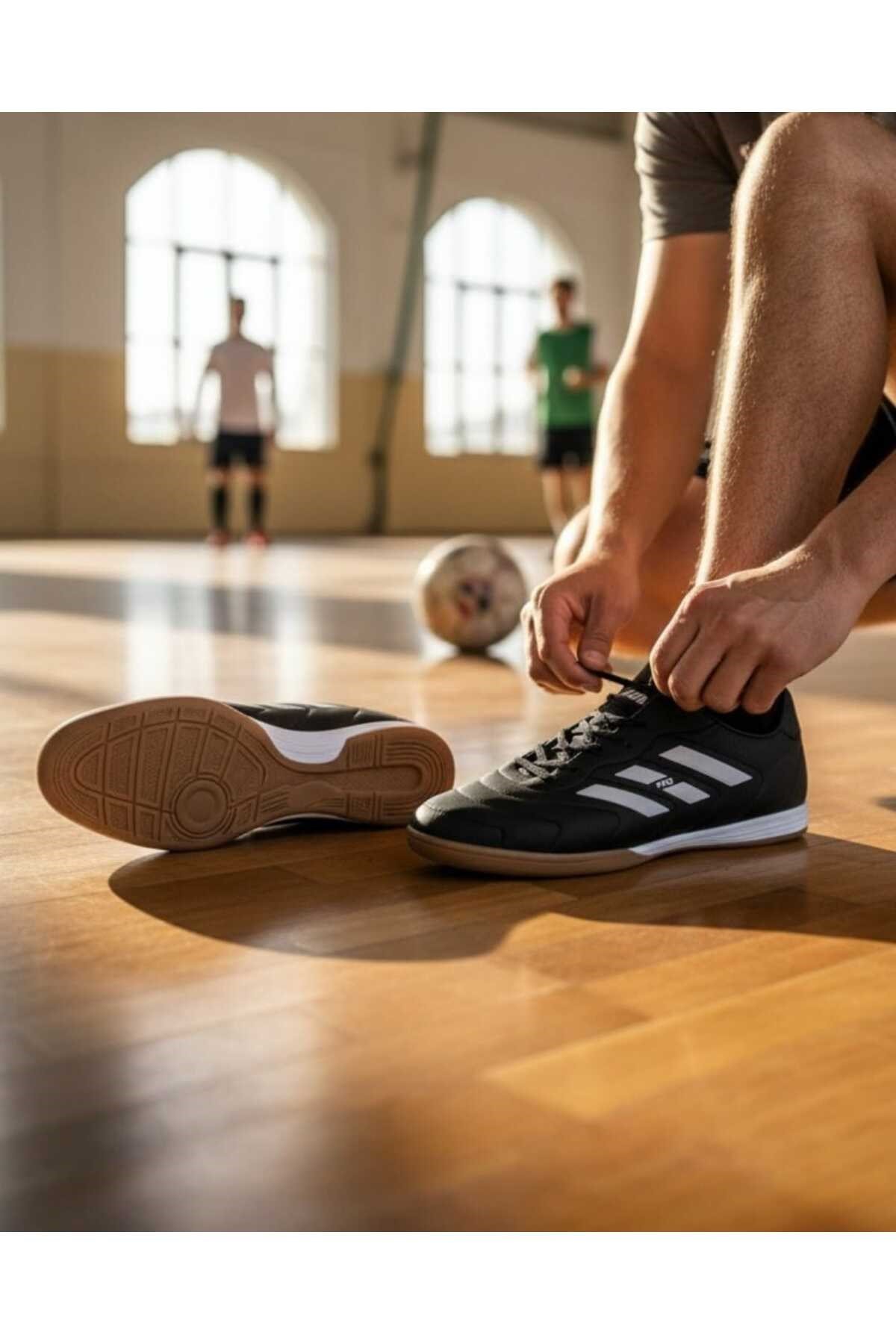 Voleybol Hentbol Futsal Salon Ayakkabısı Kaymaz Kauçuk Taban Futsal Ayakkabısı