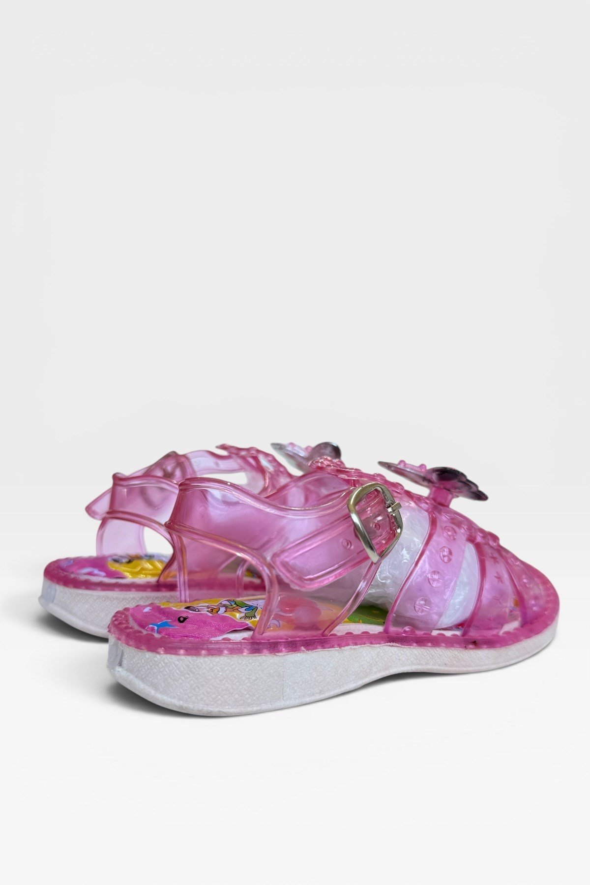 Ayarlanabilir Tokalı Havuz Plaj Çocuk Sandalet PEMBE