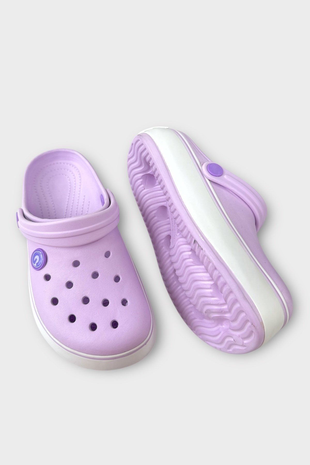 Çocuk Cross Antomik Taban Comfort Terlik Lila