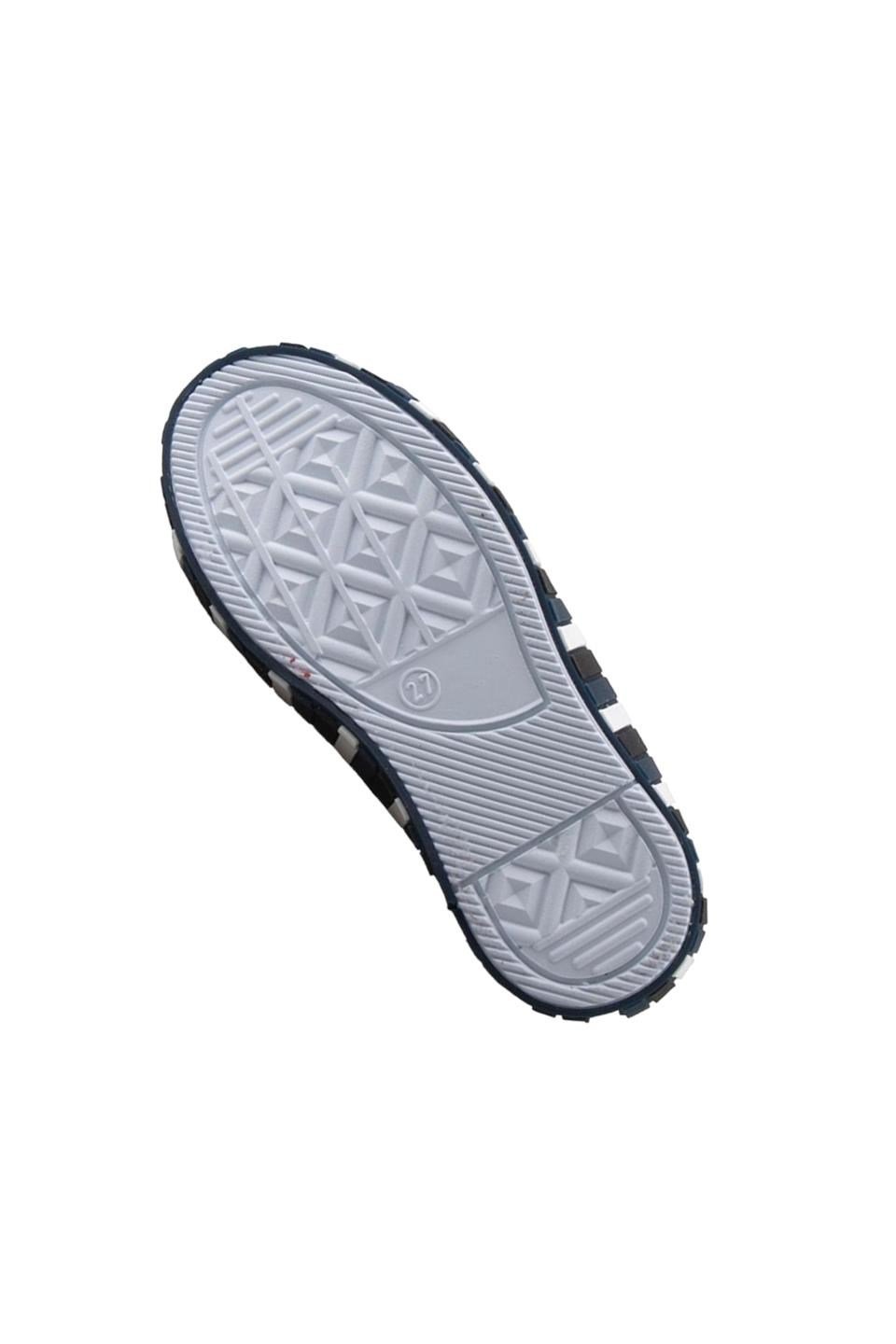 Çocuk Keten Kısa Convers Modeli Unisex Bağcıklı Spor Ayakkabı LACİVERT