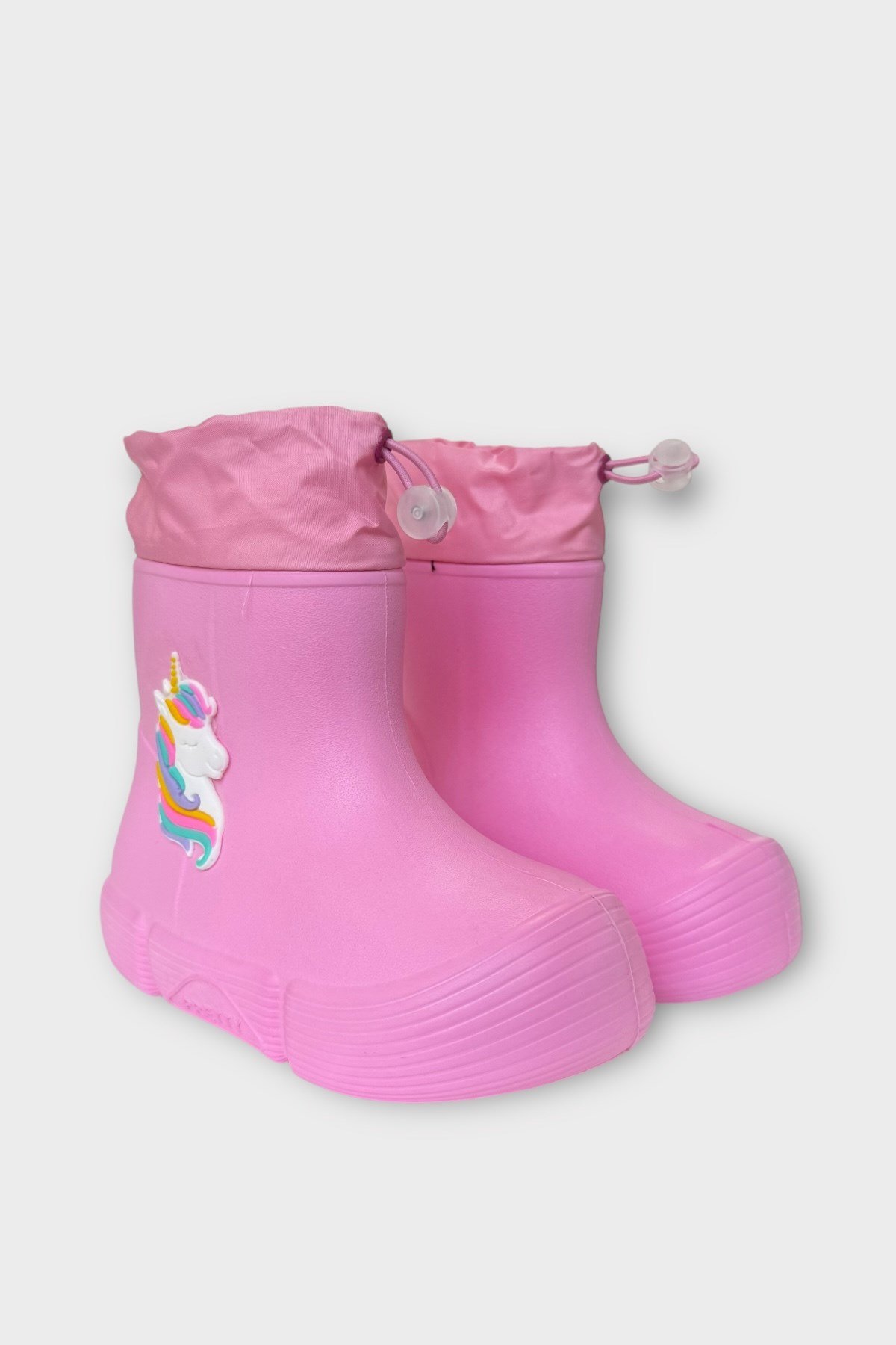 Çocuk Kışlık Su Geçirmez Yağmur Botu PEMBE