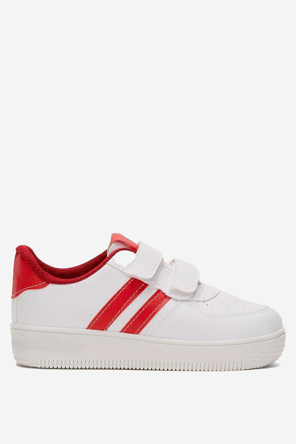 Çocuk Sneaker Spor Ayakkabı BEYAZ - KIRMIZI
