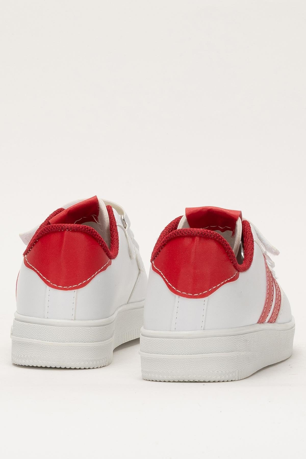 Çocuk Sneaker Spor Ayakkabı BEYAZ - KIRMIZI