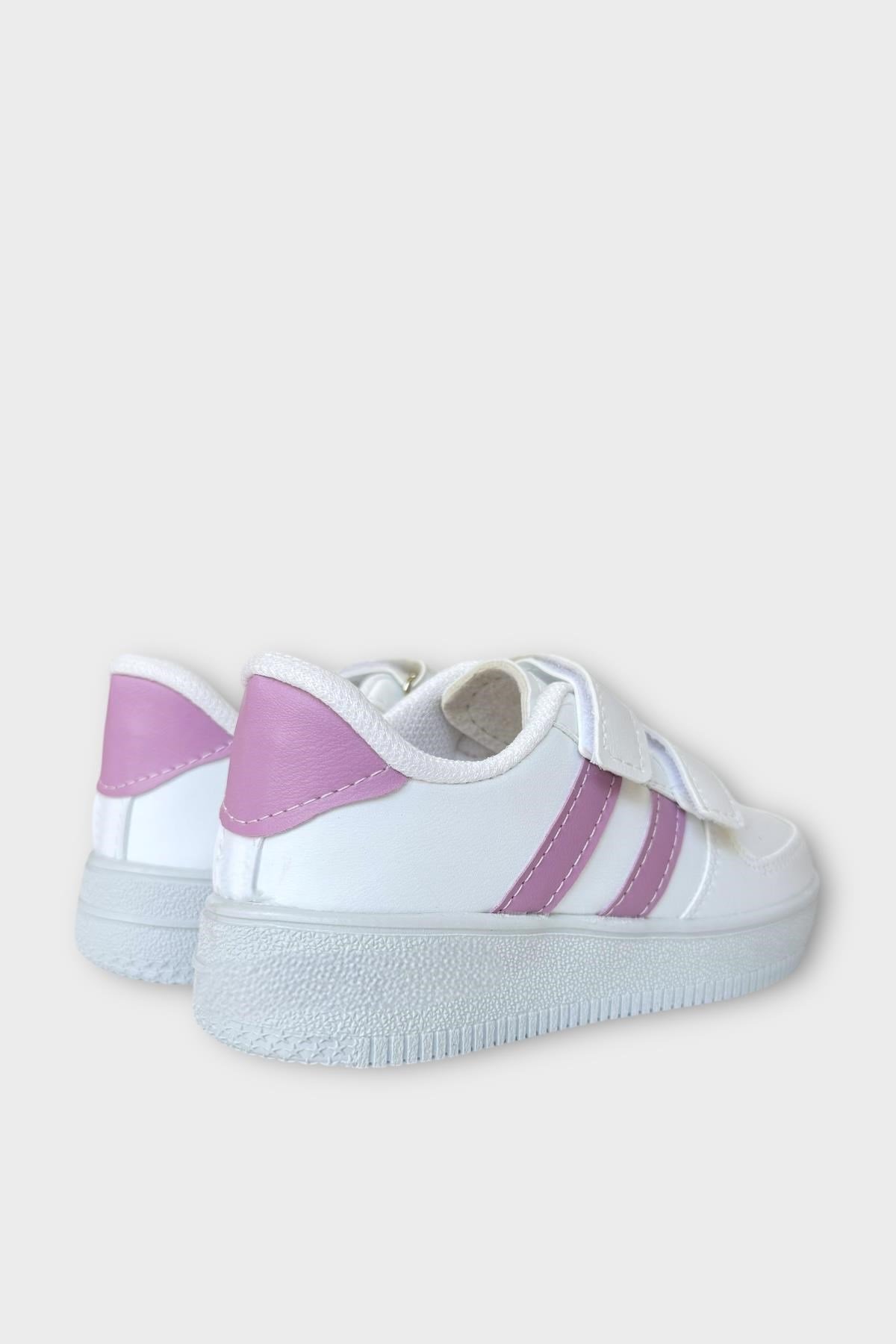 Çocuk Sneaker Spor Ayakkabı BEYAZ - LİLA