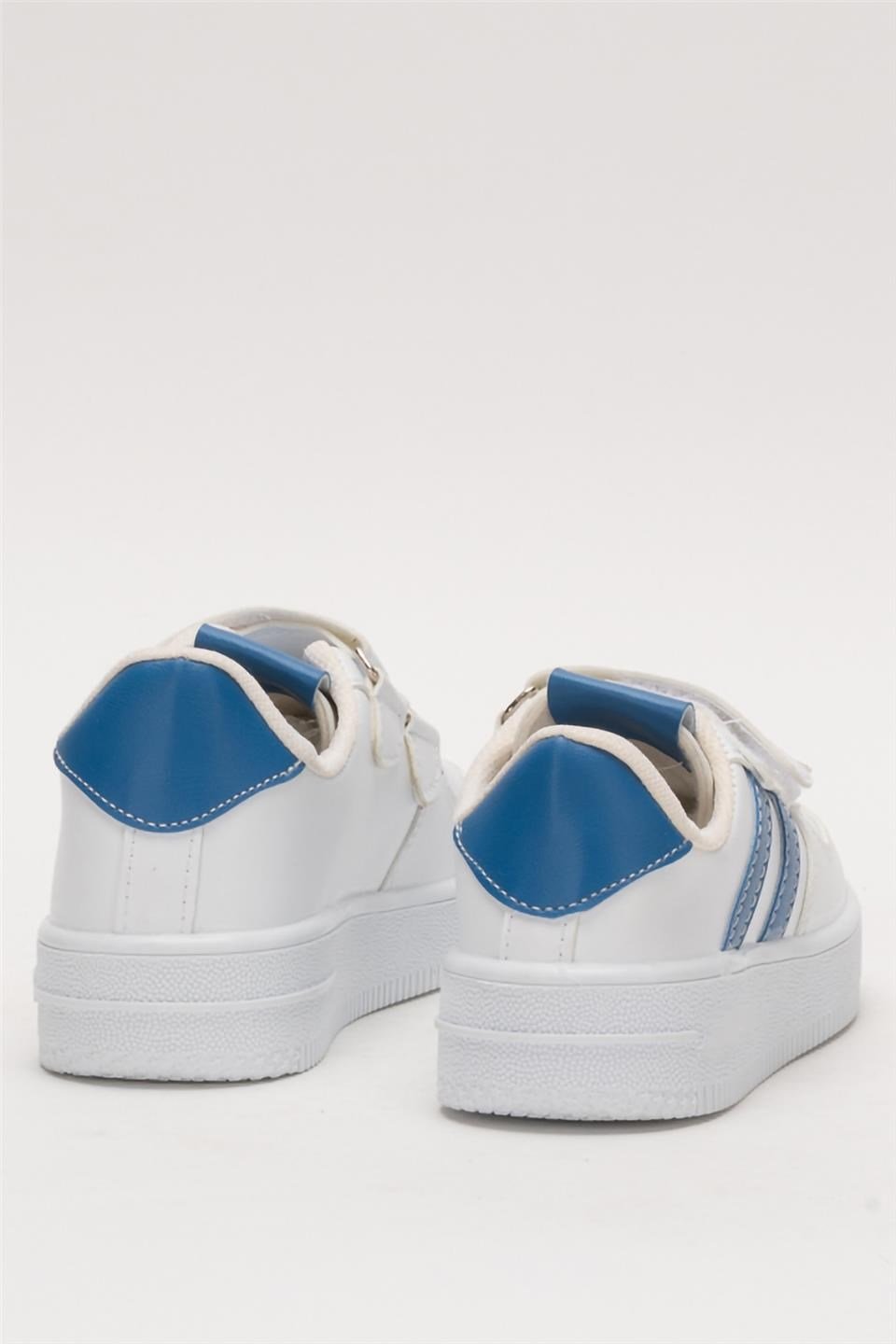 Çocuk Sneaker Spor Ayakkabı BEYAZ - SAKS