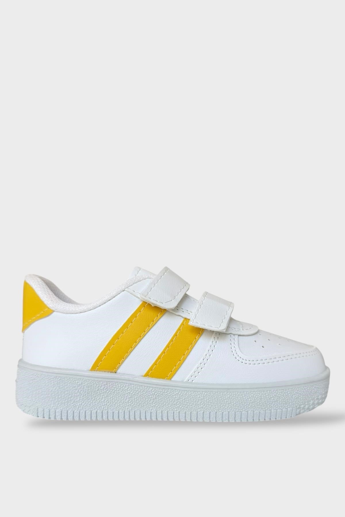 Çocuk Sneaker Spor Ayakkabı BEYAZ - SARI