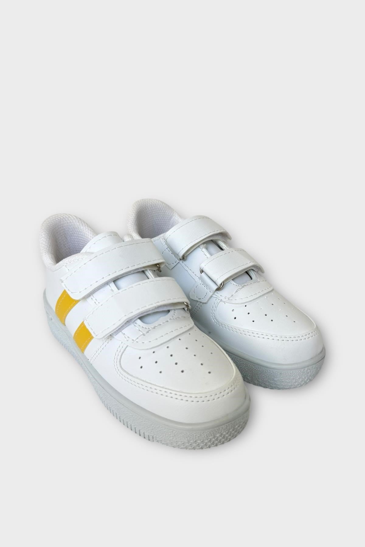 Çocuk Sneaker Spor Ayakkabı BEYAZ - SARI