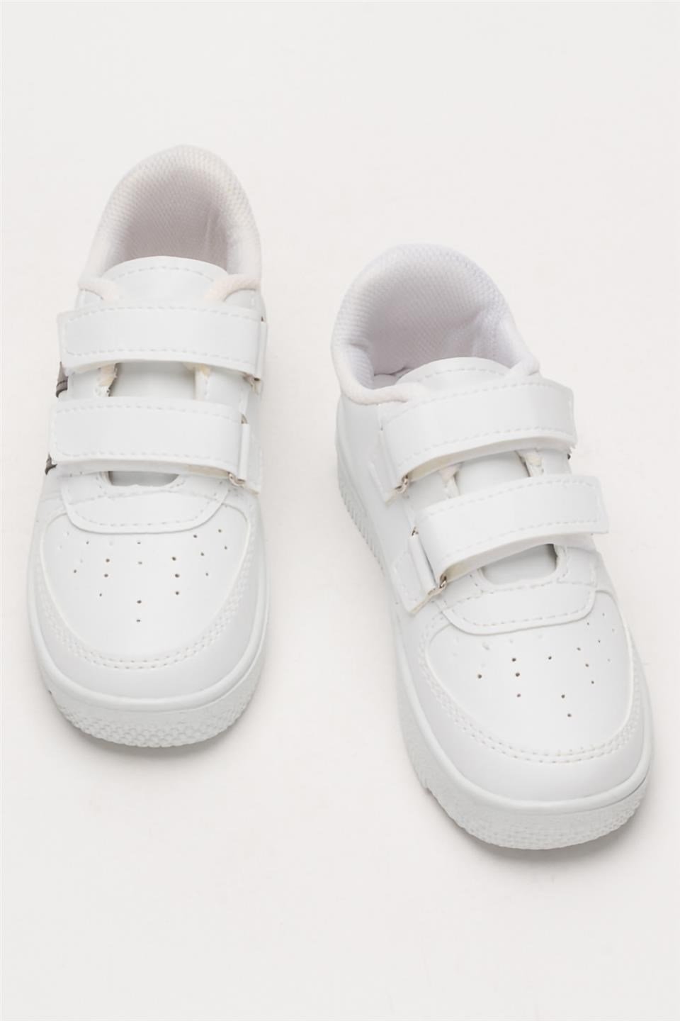 Çocuk Sneaker Spor Ayakkabı BEYAZ - SİYAH