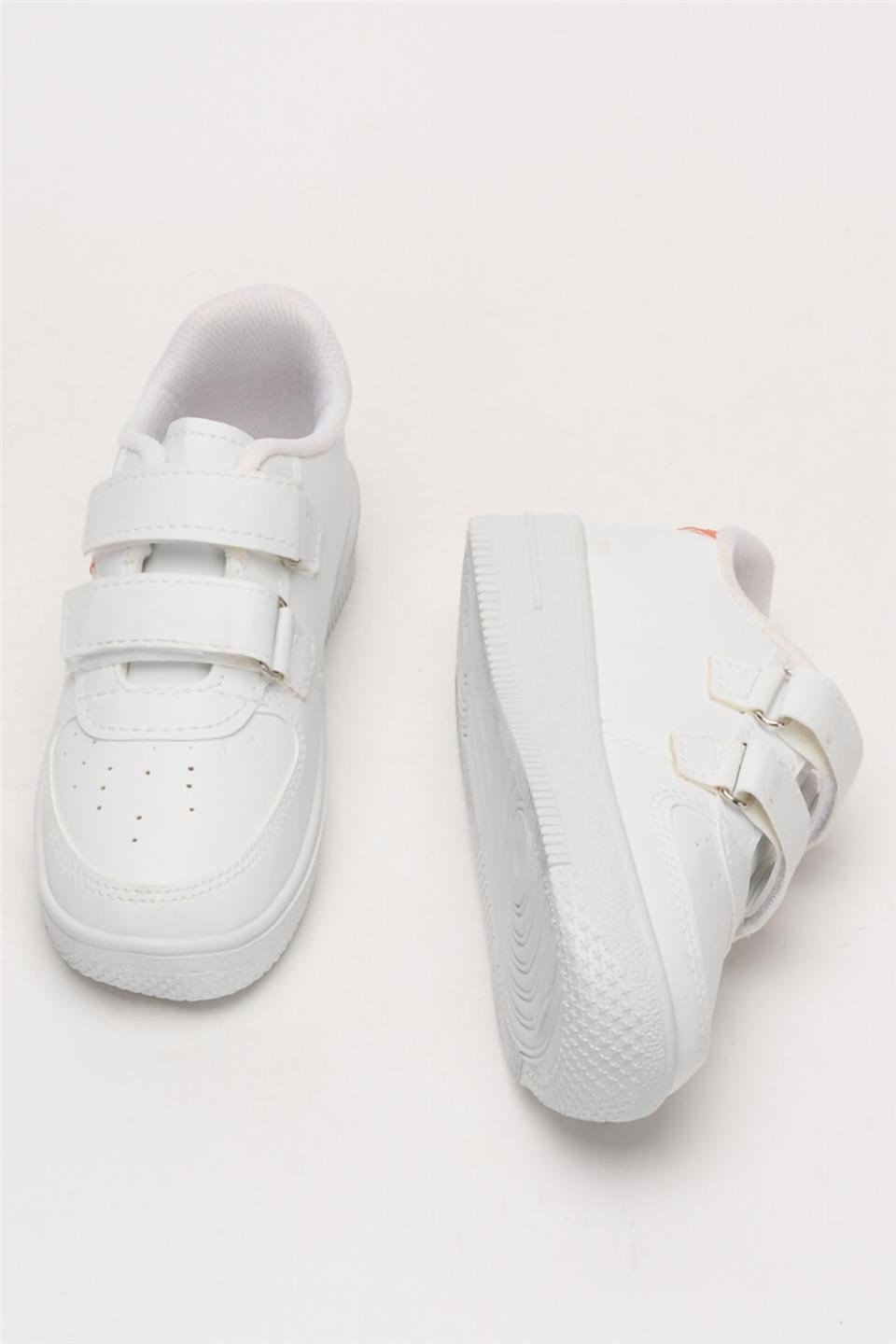 Çocuk Sneaker Spor Ayakkabı BEYAZ - TURUNCU