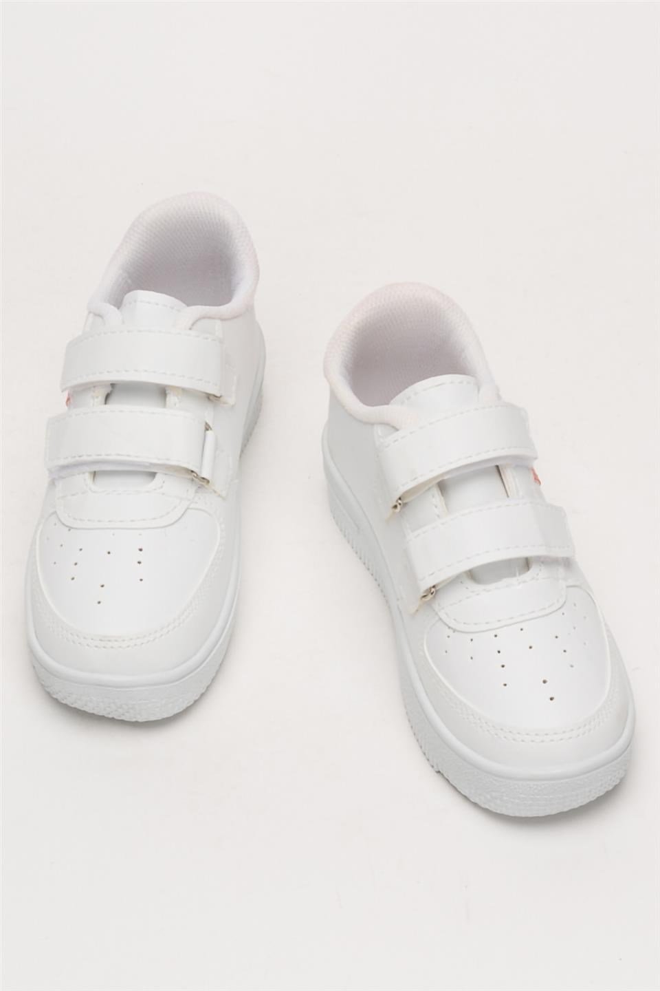 Çocuk Sneaker Spor Ayakkabı BEYAZ - TURUNCU