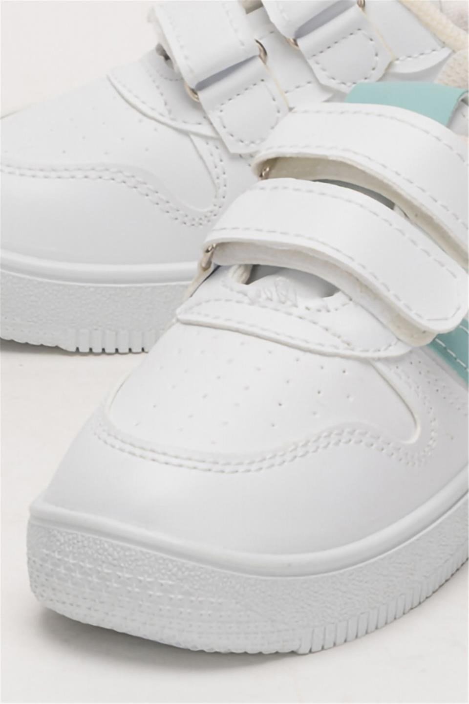 Çocuk Sneaker Spor Ayakkabı BEYAZ - YEŞİL