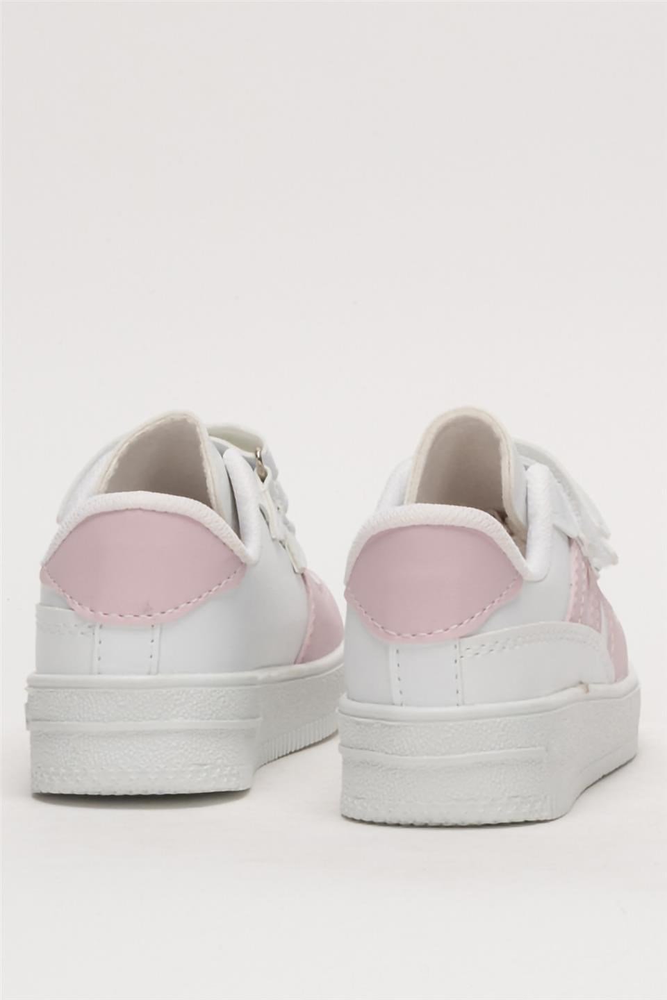 Çocuk Sneaker Spor Ayakkabı PEMBE - BEYAZ