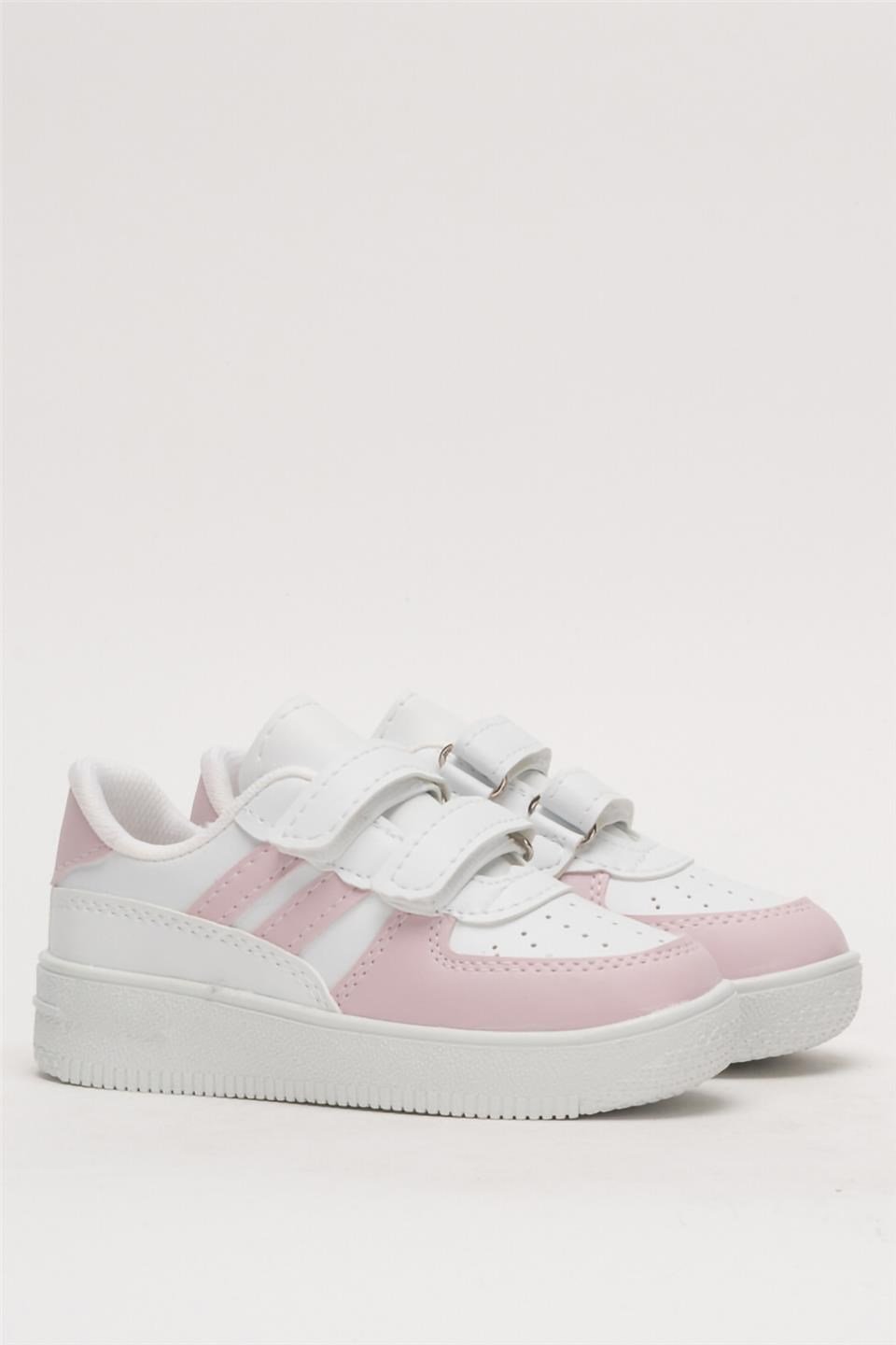 Çocuk Sneaker Spor Ayakkabı PEMBE - BEYAZ