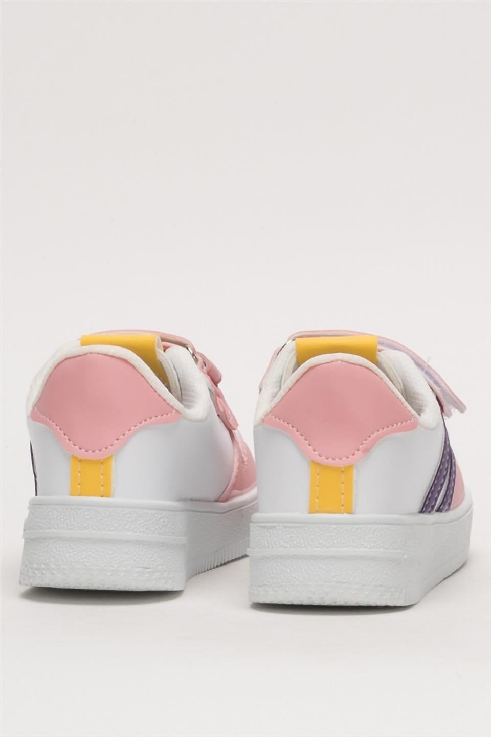 Çocuk Sneaker Spor Ayakkabı PEMBE-MOR