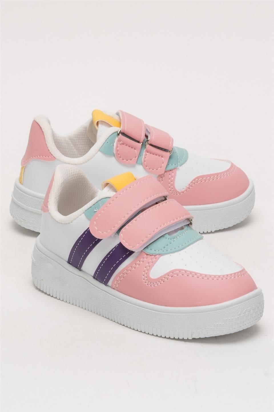 Çocuk Sneaker Spor Ayakkabı PEMBE-MOR