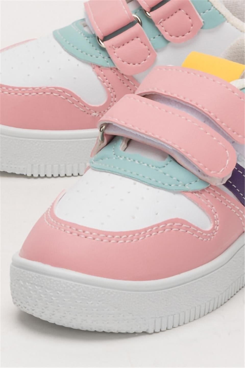 Çocuk Sneaker Spor Ayakkabı PEMBE-MOR