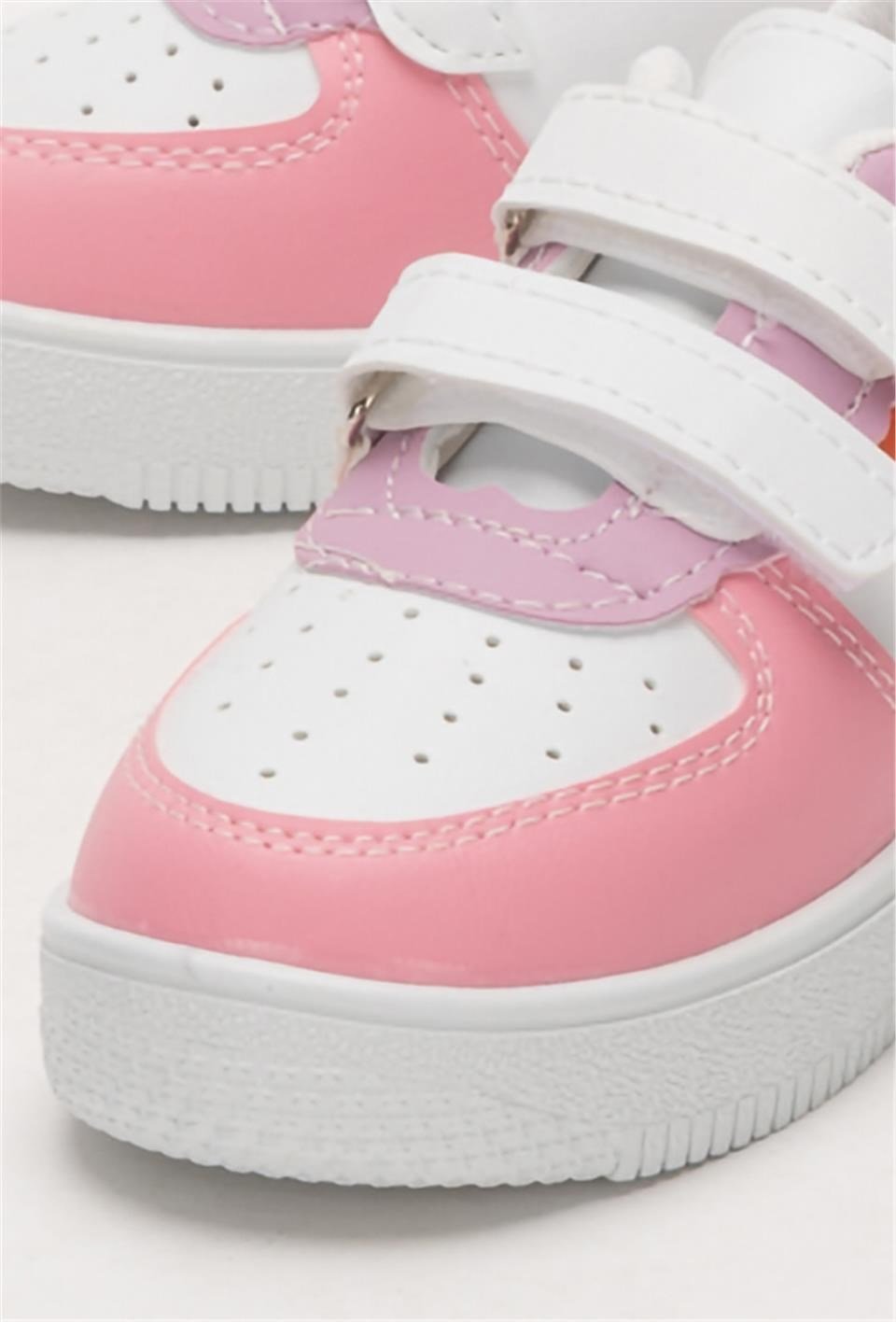 Çocuk Sneaker Spor Ayakkabı PEMBE - TURUNCU