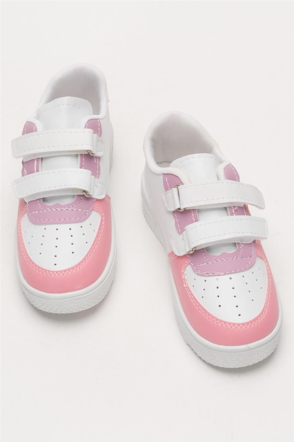 Çocuk Sneaker Spor Ayakkabı PEMBE - TURUNCU