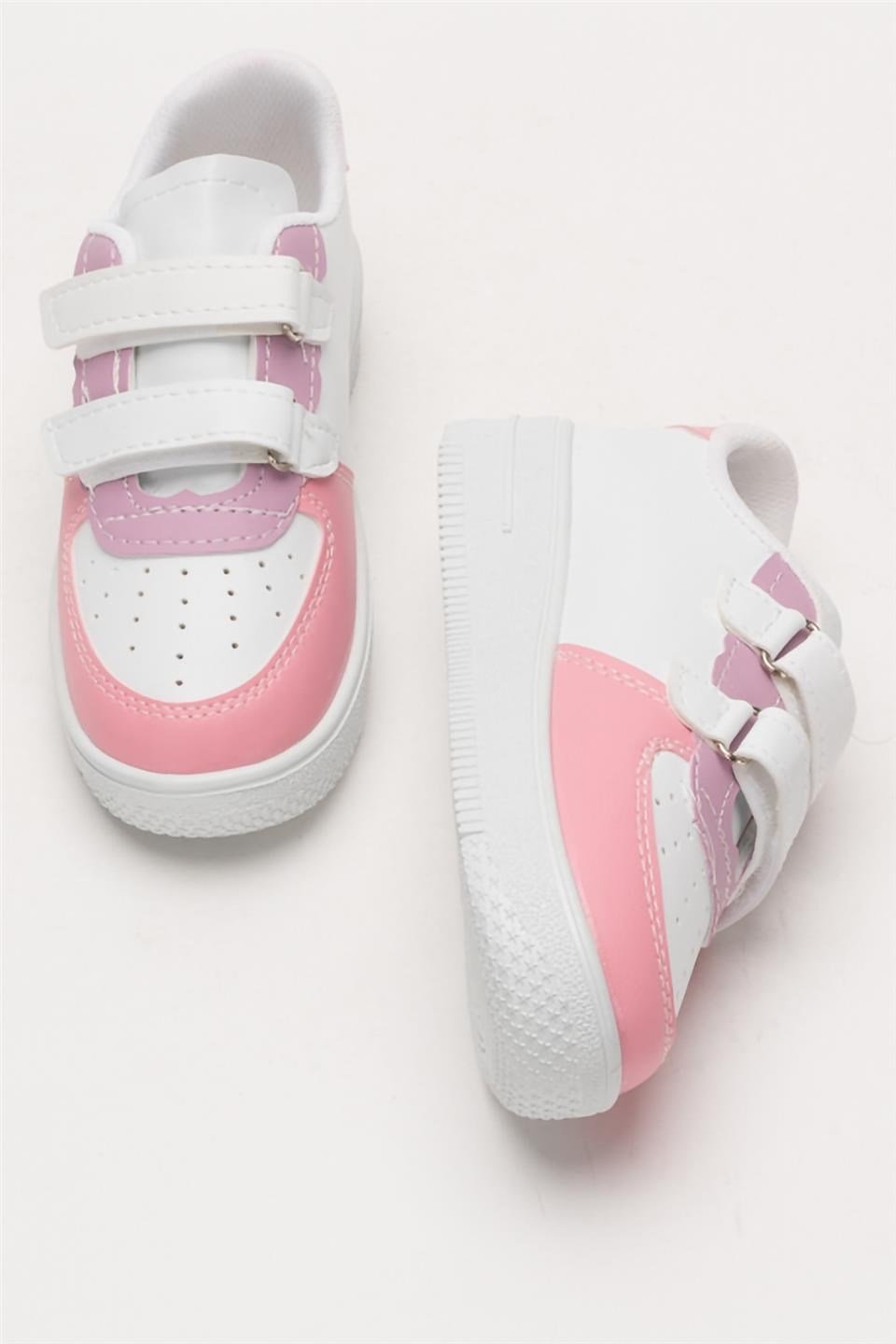 Çocuk Sneaker Spor Ayakkabı PEMBE - TURUNCU