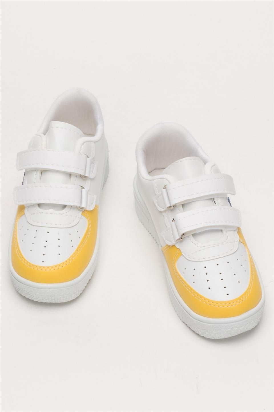 Çocuk Sneaker Spor Ayakkabı SARI - MAVİ