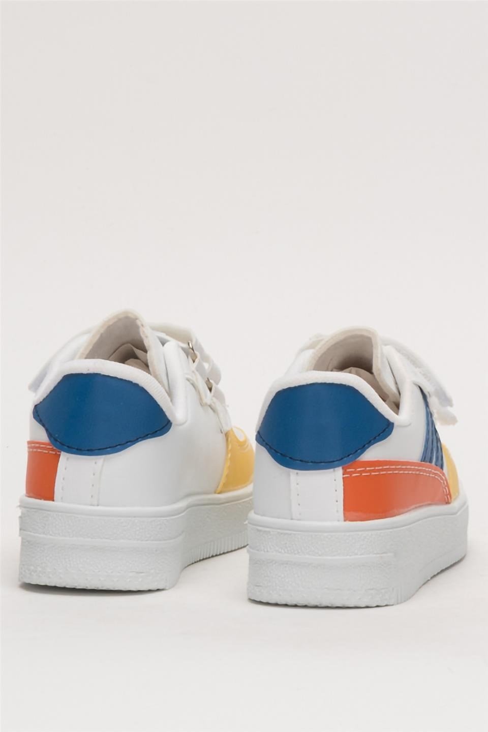Çocuk Sneaker Spor Ayakkabı SARI - MAVİ