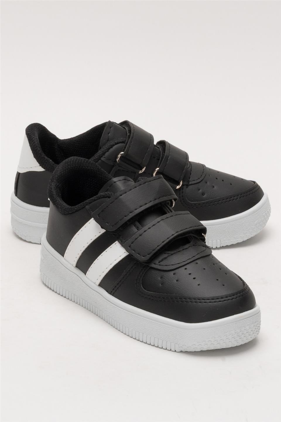 Çocuk Sneaker Spor Ayakkabı SİYAH - BEYAZ