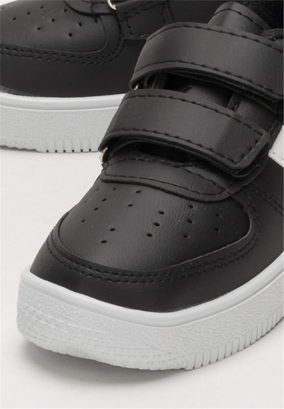 Çocuk Sneaker Spor Ayakkabı SİYAH - BEYAZ