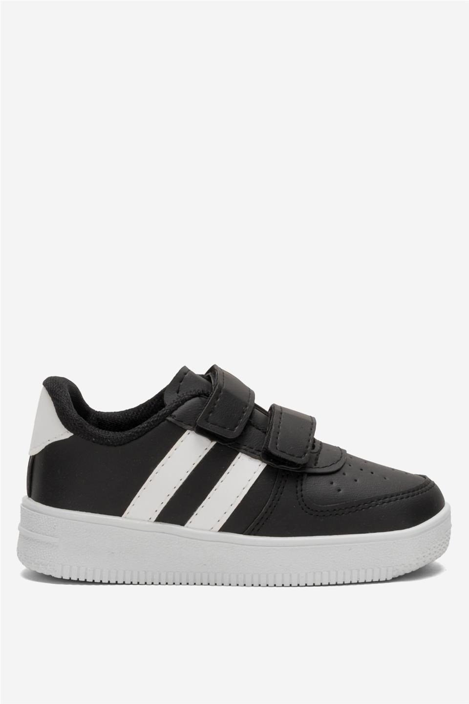 Çocuk Sneaker Spor Ayakkabı SİYAH - BEYAZ
