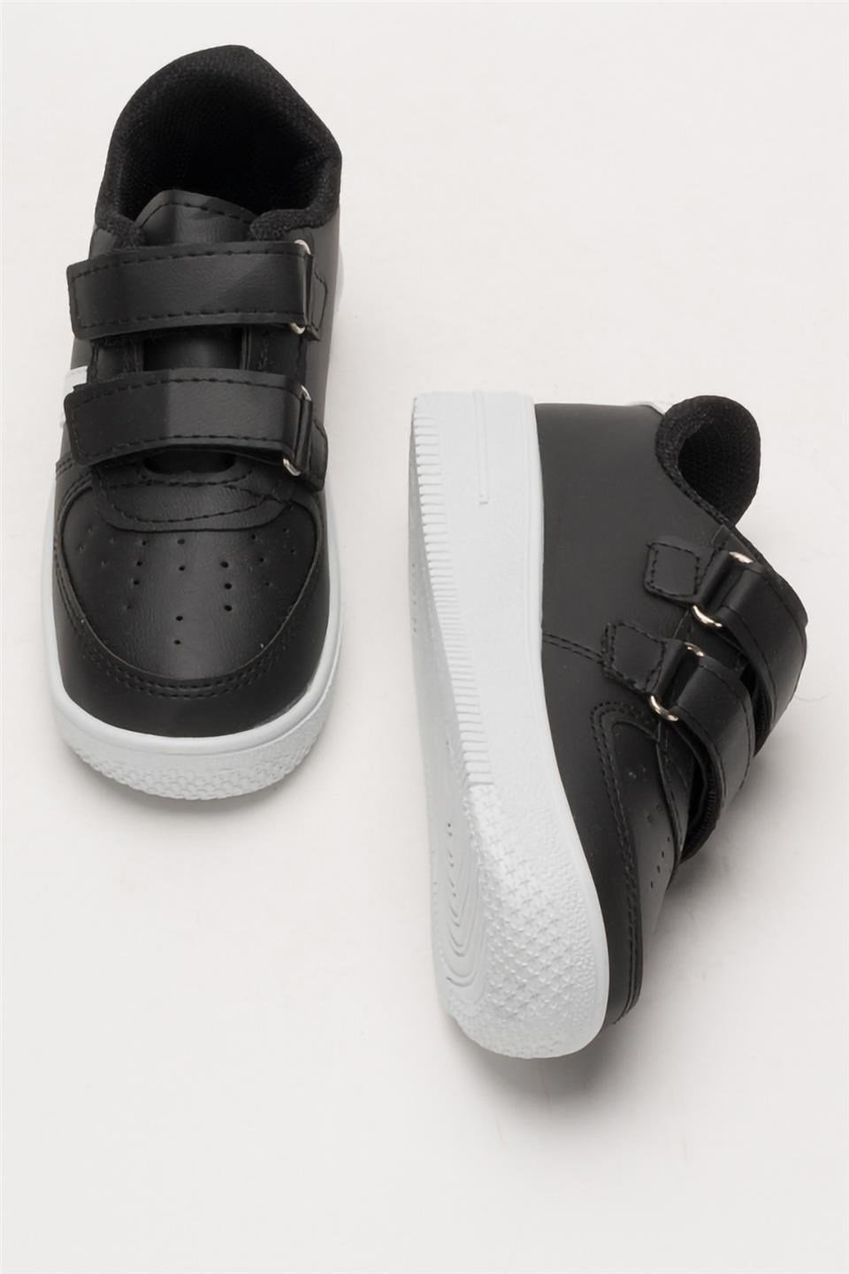 Çocuk Sneaker Spor Ayakkabı SİYAH - BEYAZ
