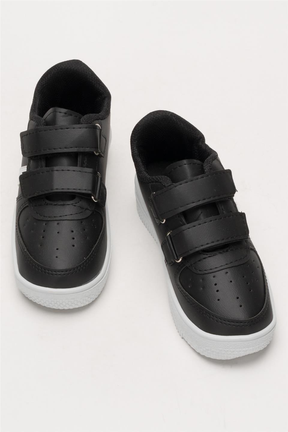 Çocuk Sneaker Spor Ayakkabı SİYAH - BEYAZ
