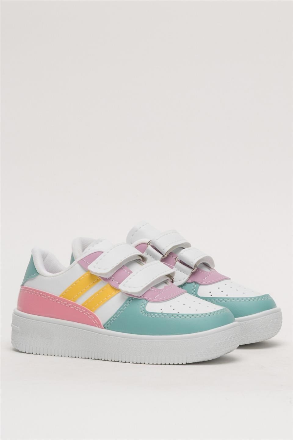 Çocuk Sneaker Spor Ayakkabı YEŞİL - SARI
