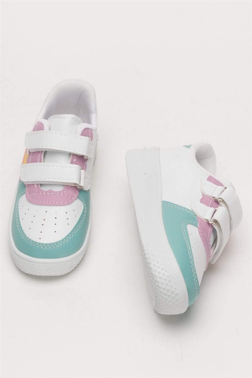 Çocuk Sneaker Spor Ayakkabı YEŞİL - SARI