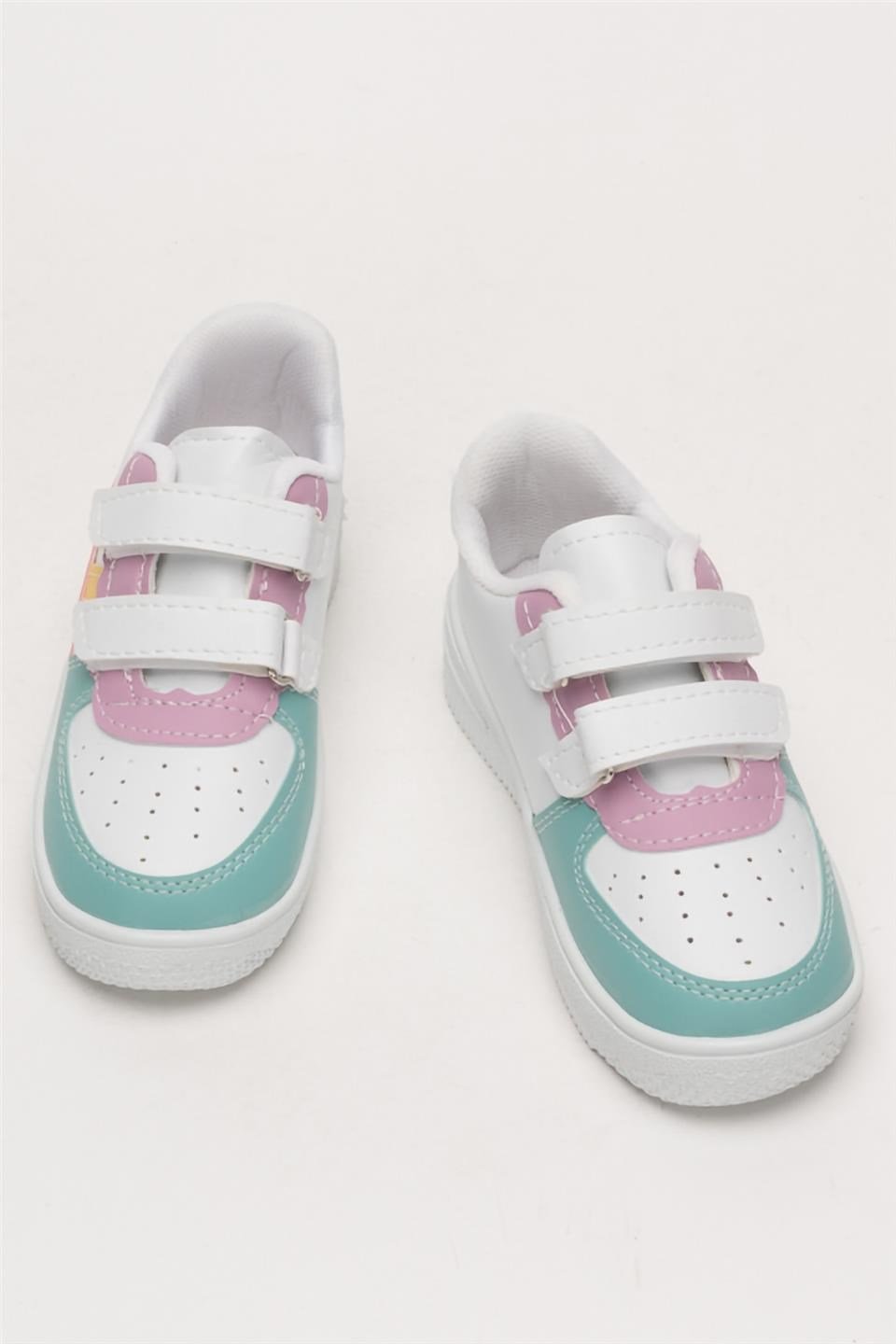 Çocuk Sneaker Spor Ayakkabı YEŞİL - SARI