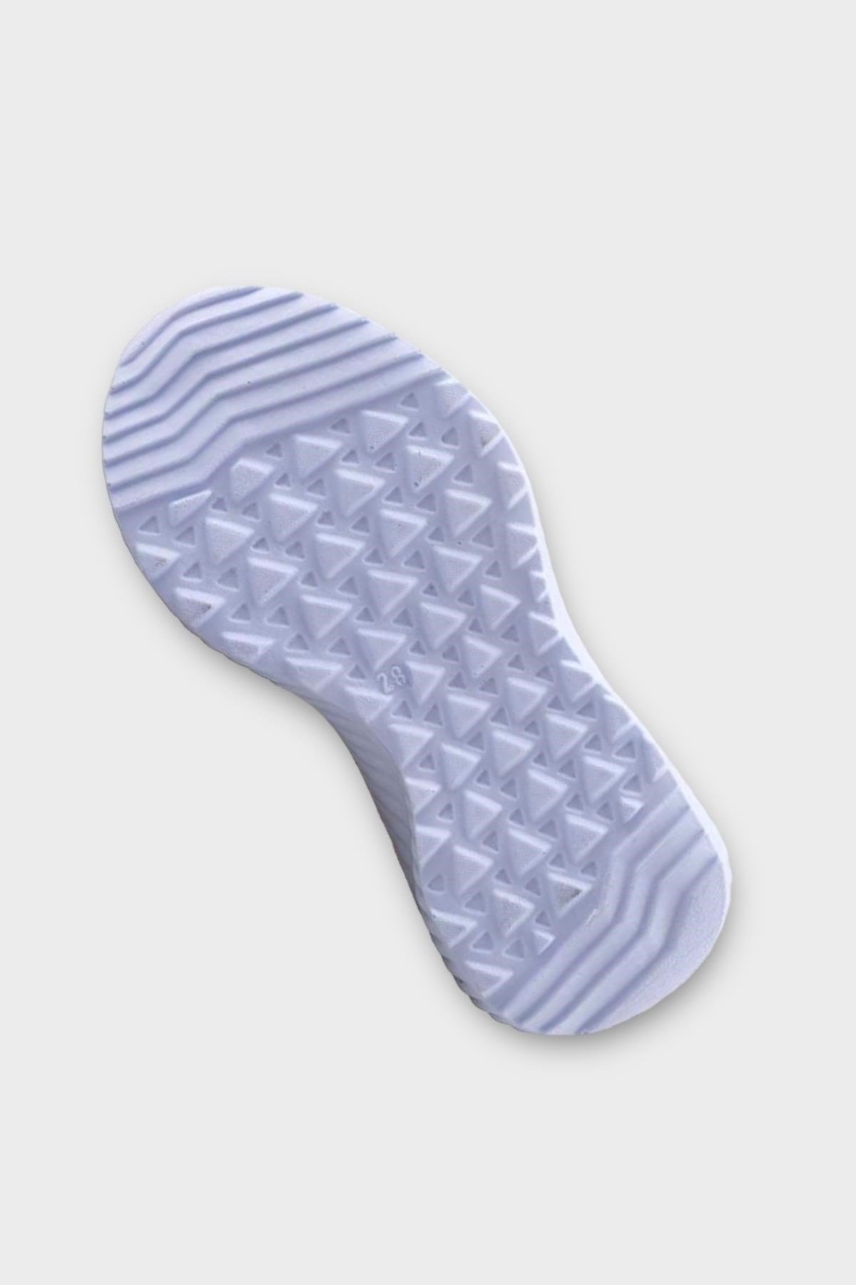 Çocuk Triko Comfort Spor Ayakkabı BEYAZ - LACİVERT