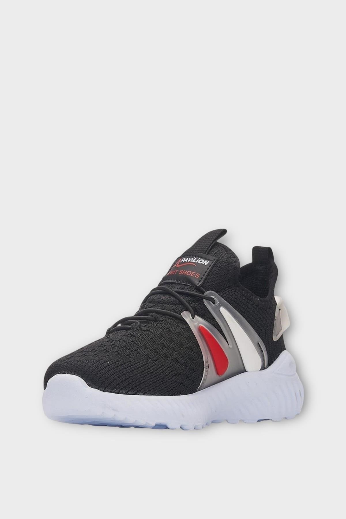 Çocuk Triko Comfort Spor Ayakkabı SİYAH - BEYAZ