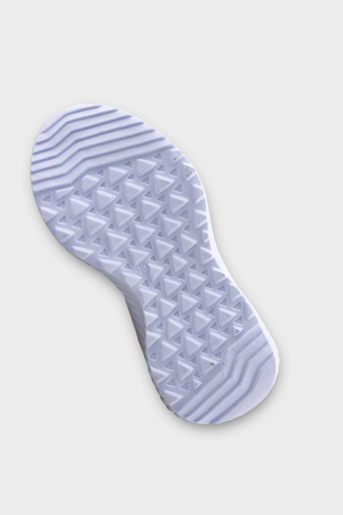 Çocuk Triko Comfort Spor Ayakkabı SİYAH - BEYAZ