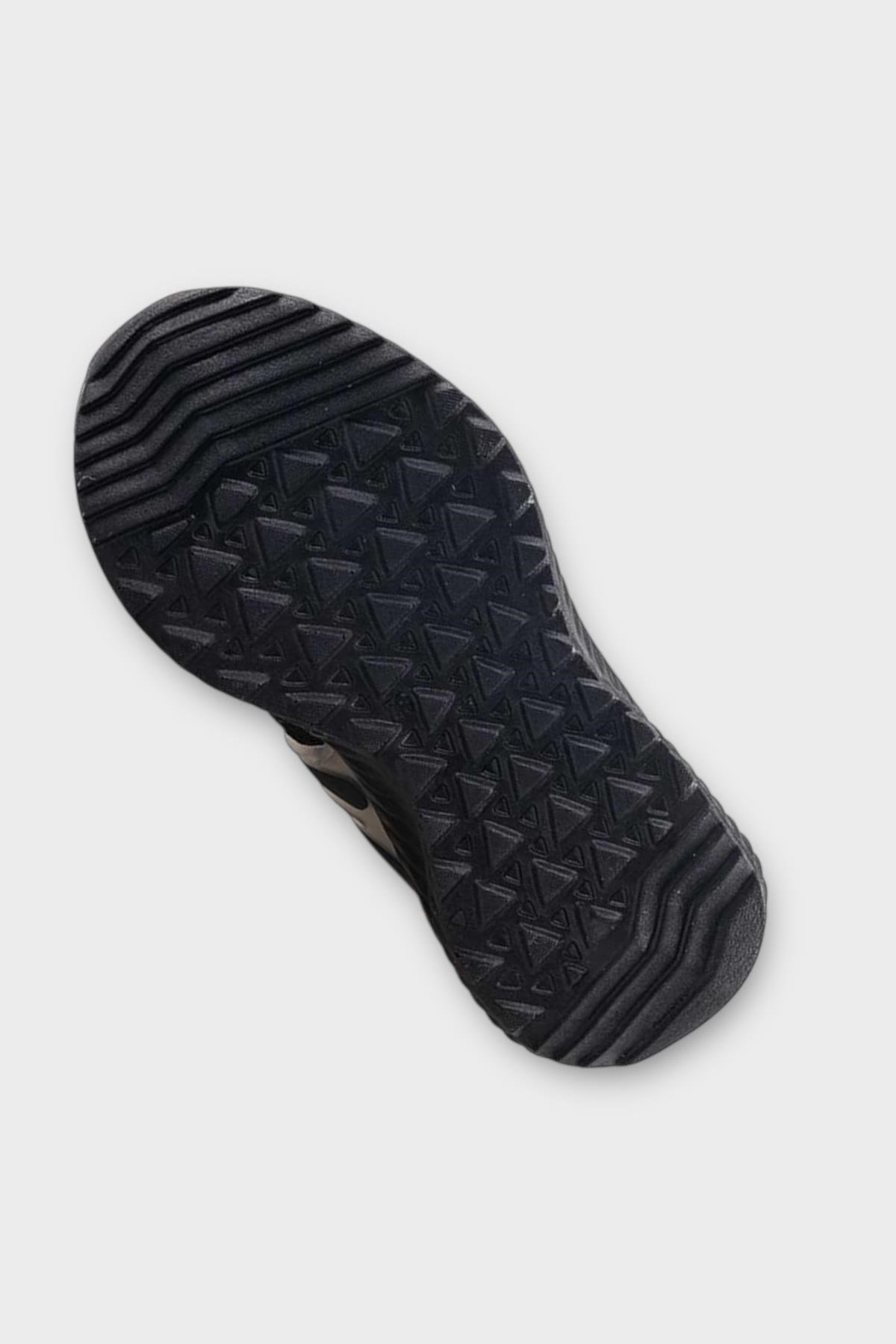 Çocuk Triko Comfort Spor Ayakkabı SİYAH - FÜME