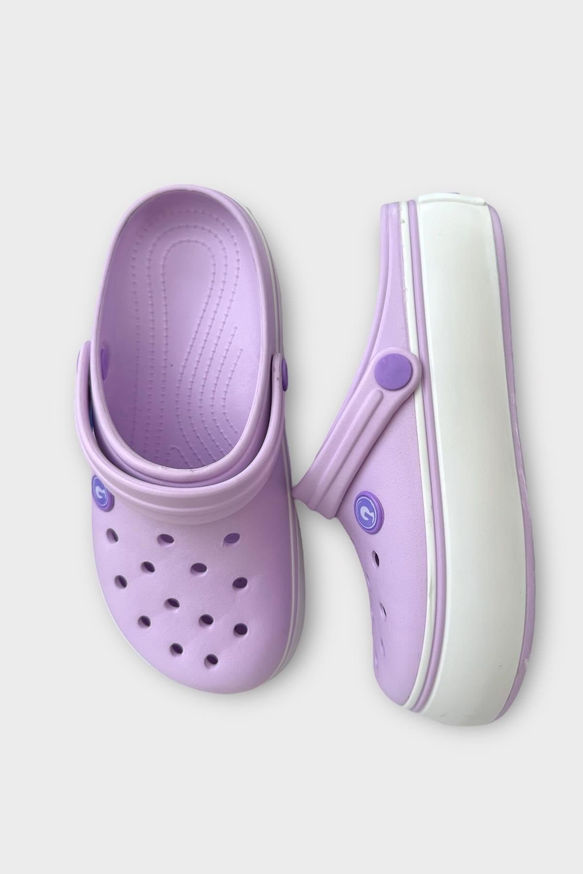 Comfort Medikal Hemşire Sabo Sandalet Kadın Terlik Lila