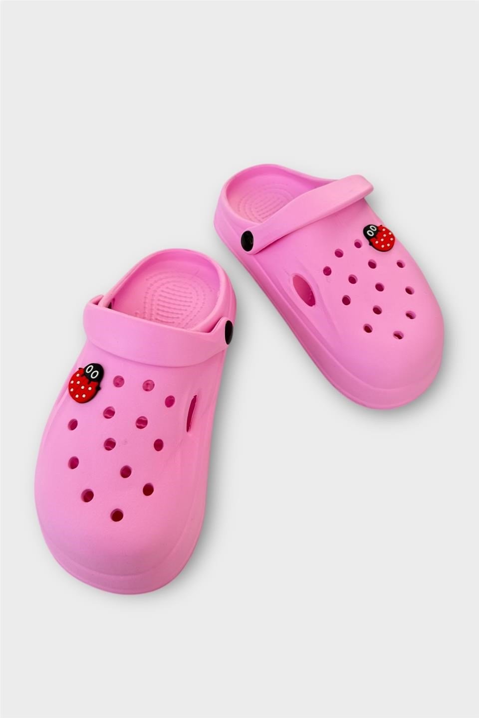 Comfort Uğur Böceği Tokalı Medikal Hemşire Sabo Kadın Terlik PEMBE