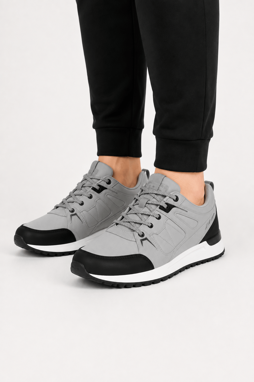 Erkek 4 Mevsim Rahat Spor Comfort Outdoor Ayakkabı GRİ