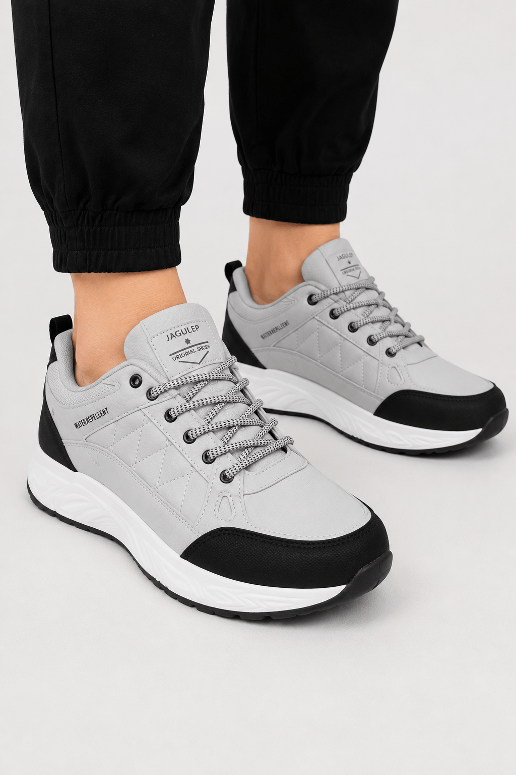 Erkek 4 Mevsim Rahat Spor Comfort Outdoor Ayakkabı GRİ